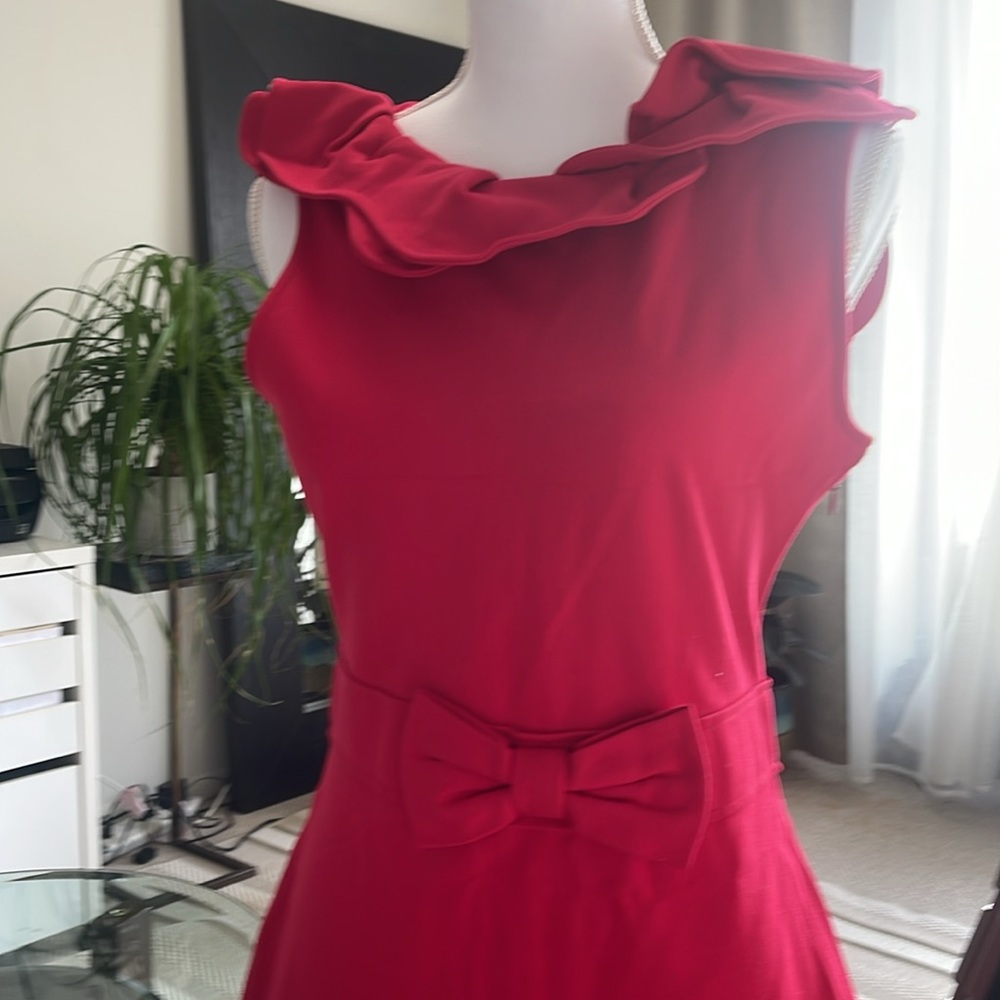 RED Valentino Red Ruffle Dress - Picture 10 of 16